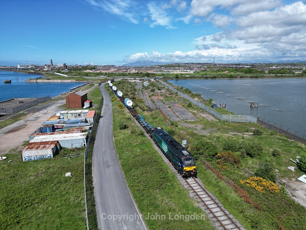 JL - 11.5.23 68002 7X24 Barrow Marine T - Sellafield, Ramsden Causeway - Cumbrian Coast (north to south)