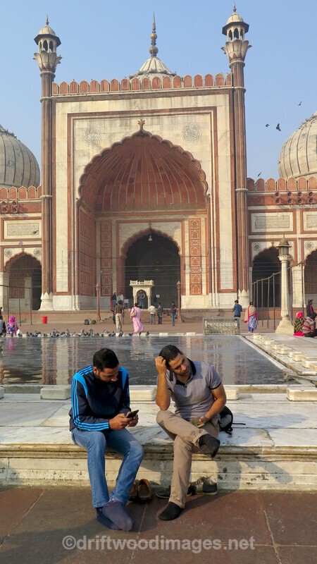 Delhi Jama Masjid general two men - Delhi