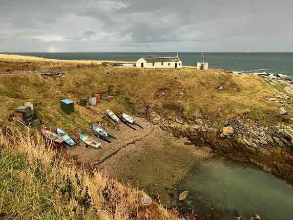 Old Portlethen Harbour. - Old Portlethen Village photographs.