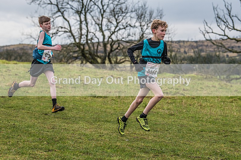 Cunswick U13-13 - Kendal Winter League Cunswick Scar Junior Under 13 Fell Race Sunday 26th January 2025