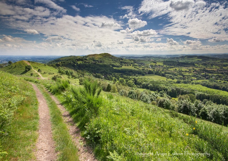 Towards British Camp - The Malvern Hills