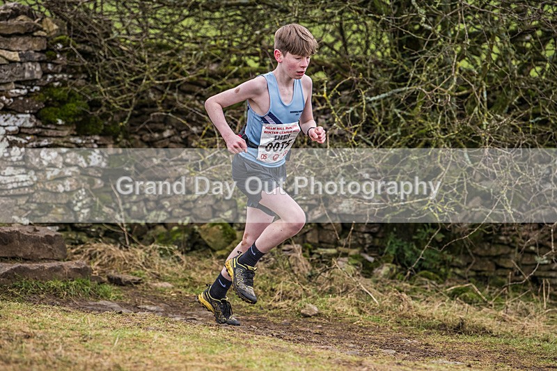 Cunswick U15  U17-12 - Kendal Winter League Cunswick Scar Junior Under 15 & 17 Fell Races Sunday 26th January 2025