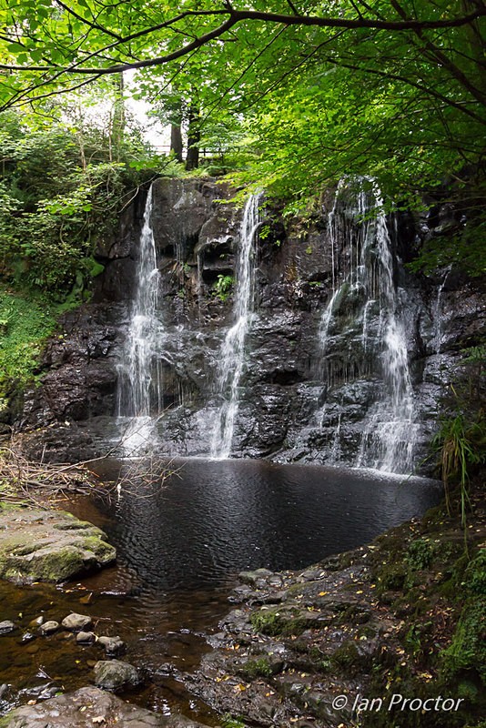 Ess-Na-Crub Waterfall - Glenariff Forest Park, County Antrim, - County Antrim