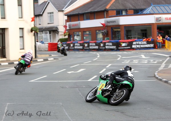 John McGuinness (Paton) following Olie Linsdell - Racing