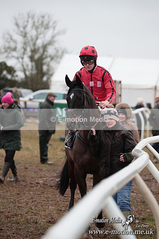 PtP 260125 826 - Cocklebarrow Point-to-Point racing with the Heythrop Hunt 26/01/25