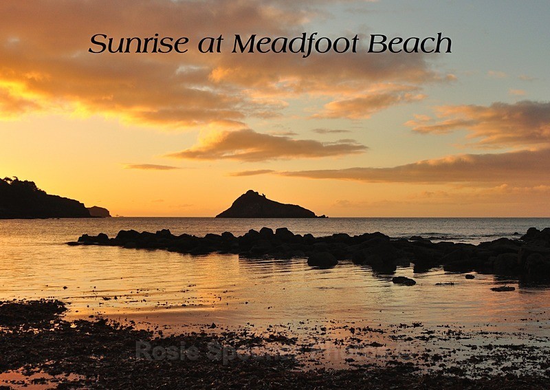 RSP053 - Sunrise at Meadfoot - Meadfoot Beach Postcards