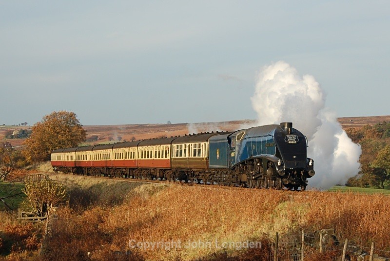 19.11.06 LNER A4 Pacific No.60007, NYMR - Preservation