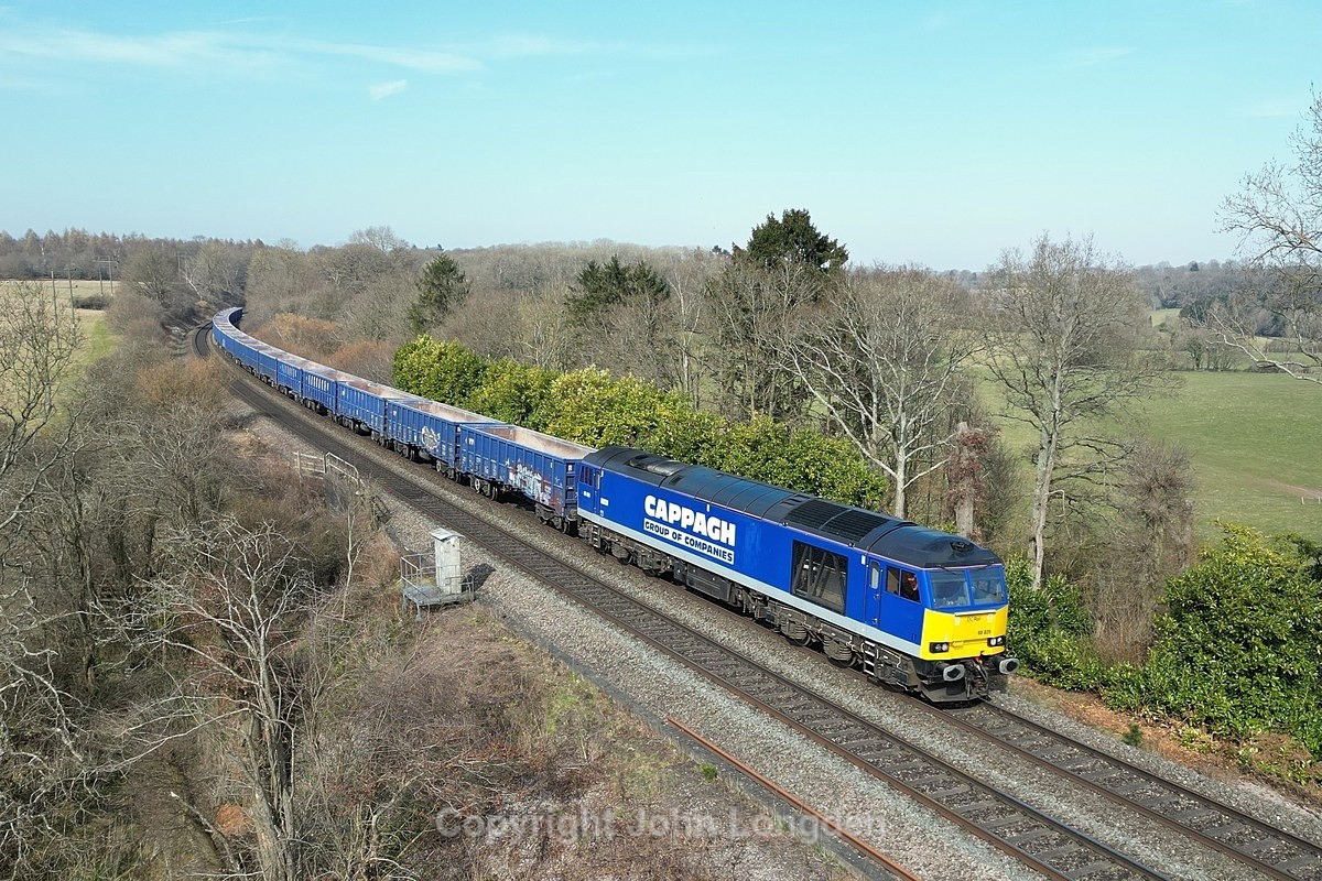 JL - 19.3.25 60028 6Z22 Quainton Railhead - Tytherington, Layter Green - Latest shots