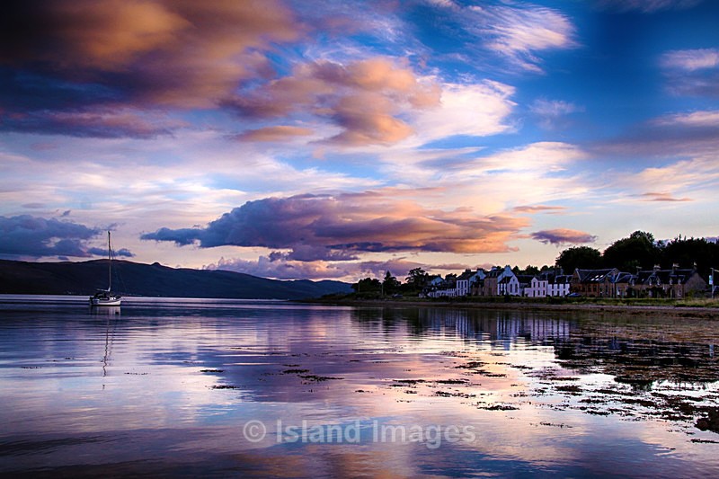 Inverary as the sunsets late August - Inverary