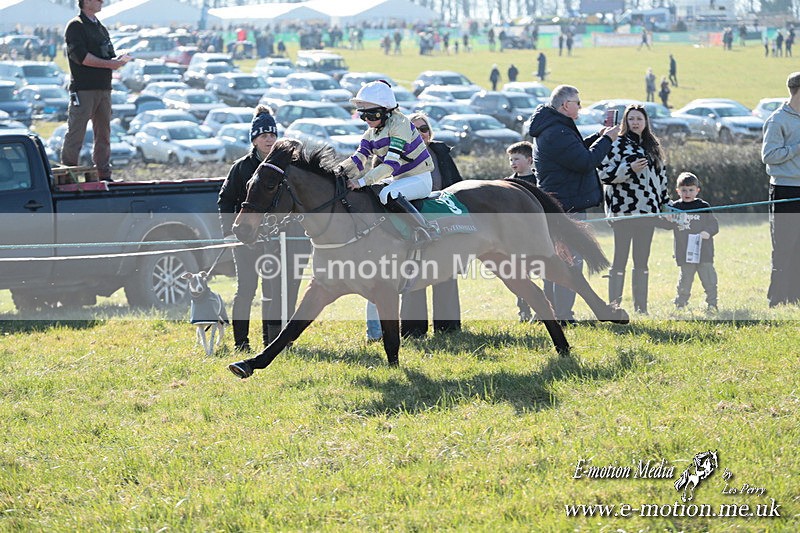 PR 010325 36 - Pony Racing from Beaufort Races Didmarton 01/03/25