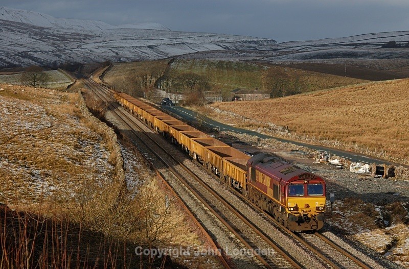 23.1.09 66111 6K05 Carlisle - Crewe, Shotlock Hill - Shotlock Hill
