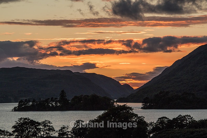 Sunset through the Pass of Brander - Sunsets
