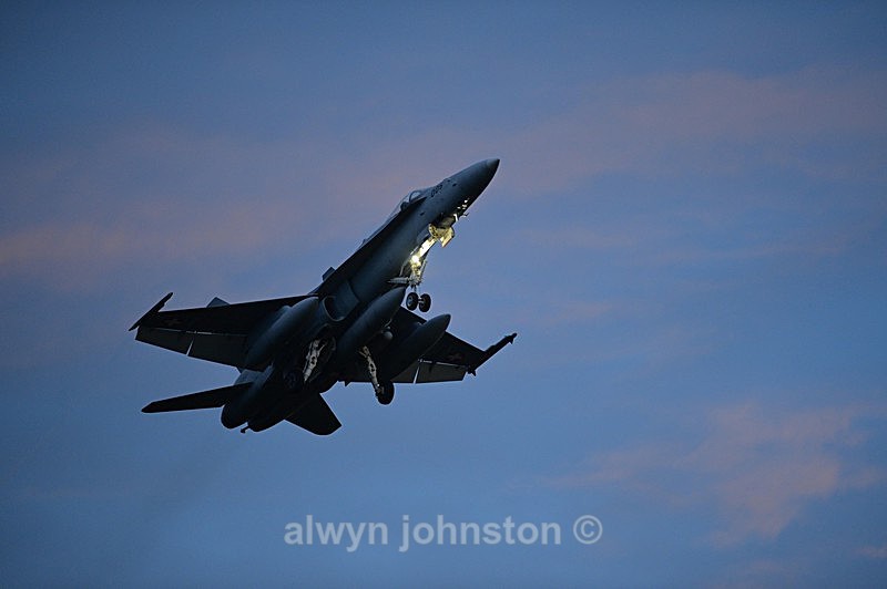 F-18 C 11 - RAF LOSSIEMOUTH VISIT NOV 2017