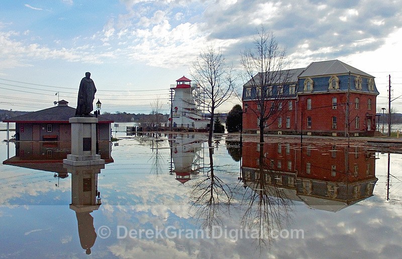 Spring Flood 2018 New Brunswick - Officers' Square Fredericton - Extreme Weather