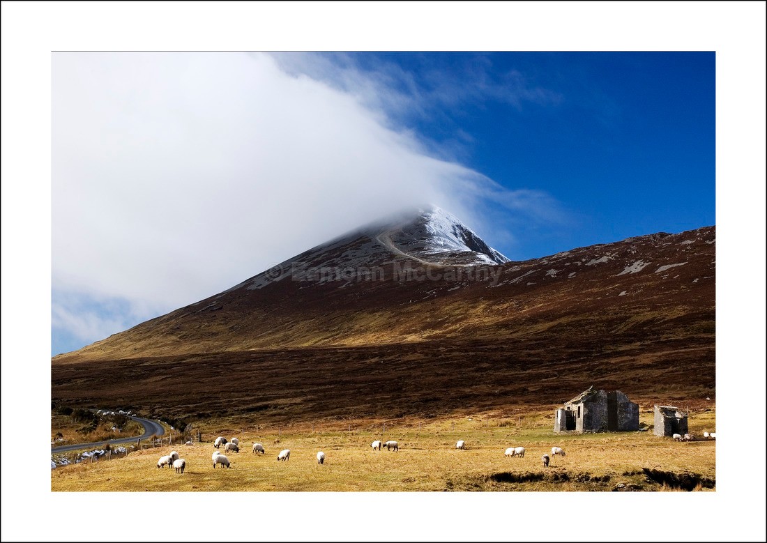 ColourOld School House Crough Patrick 24x20 - Croagh Patrick