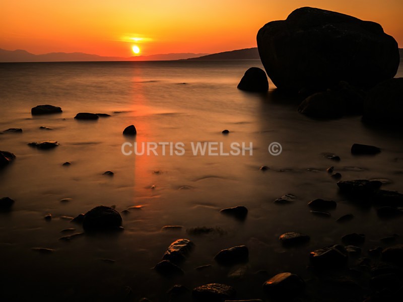Sundown Loch Caolisport - WEST of SCOTLAND