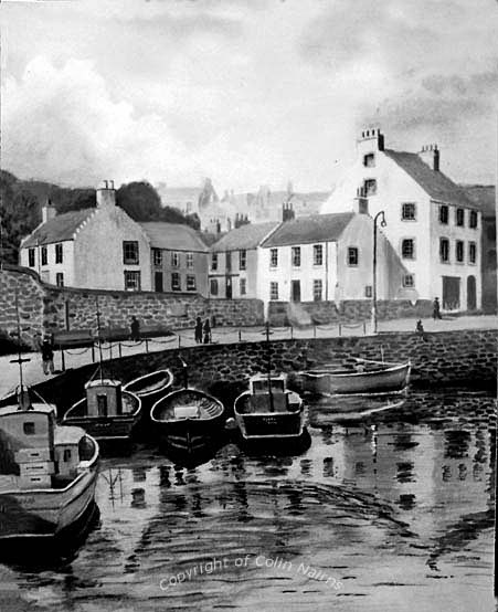 'Crail Harbour, Fife' (B&W) - Landscapes