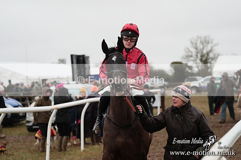 PtP 260125 831 - Cocklebarrow Point-to-Point racing with the Heythrop Hunt 26/01/25