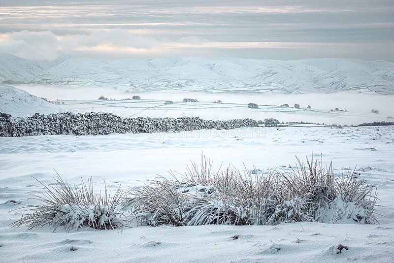 Snow covered Howgills - Cumbria