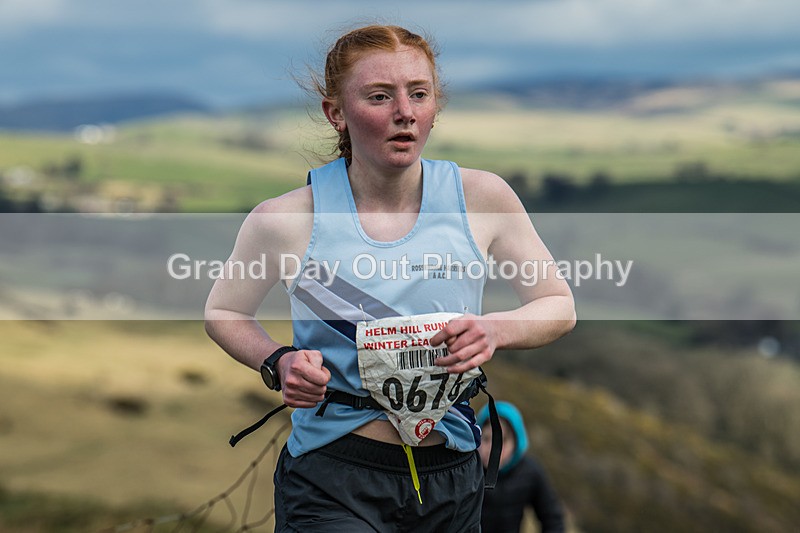 Helm Hill -453 - Kendal Winter League Helm Hill Fell Races (Under 13/15/17 & Seniors) Sunday 16th March 2025