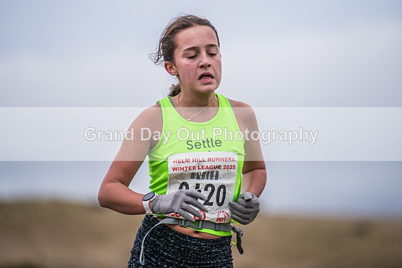 Cunswick U15  U17-182 - Kendal Winter League Cunswick Scar Junior Under 15 & 17 Fell Races Sunday 26th January 2025