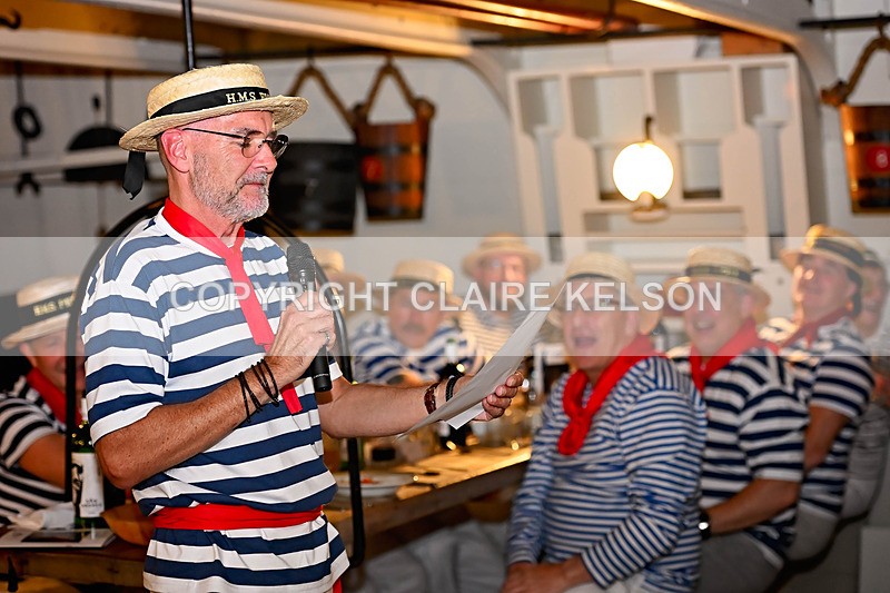 HMS PICKLE-94 - PICKLE NIGHT HMS WARRIOR 1860