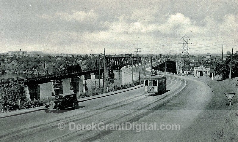 Reversing Falls Bridge Street Car St. John NB Canada - Historic New Brunswick