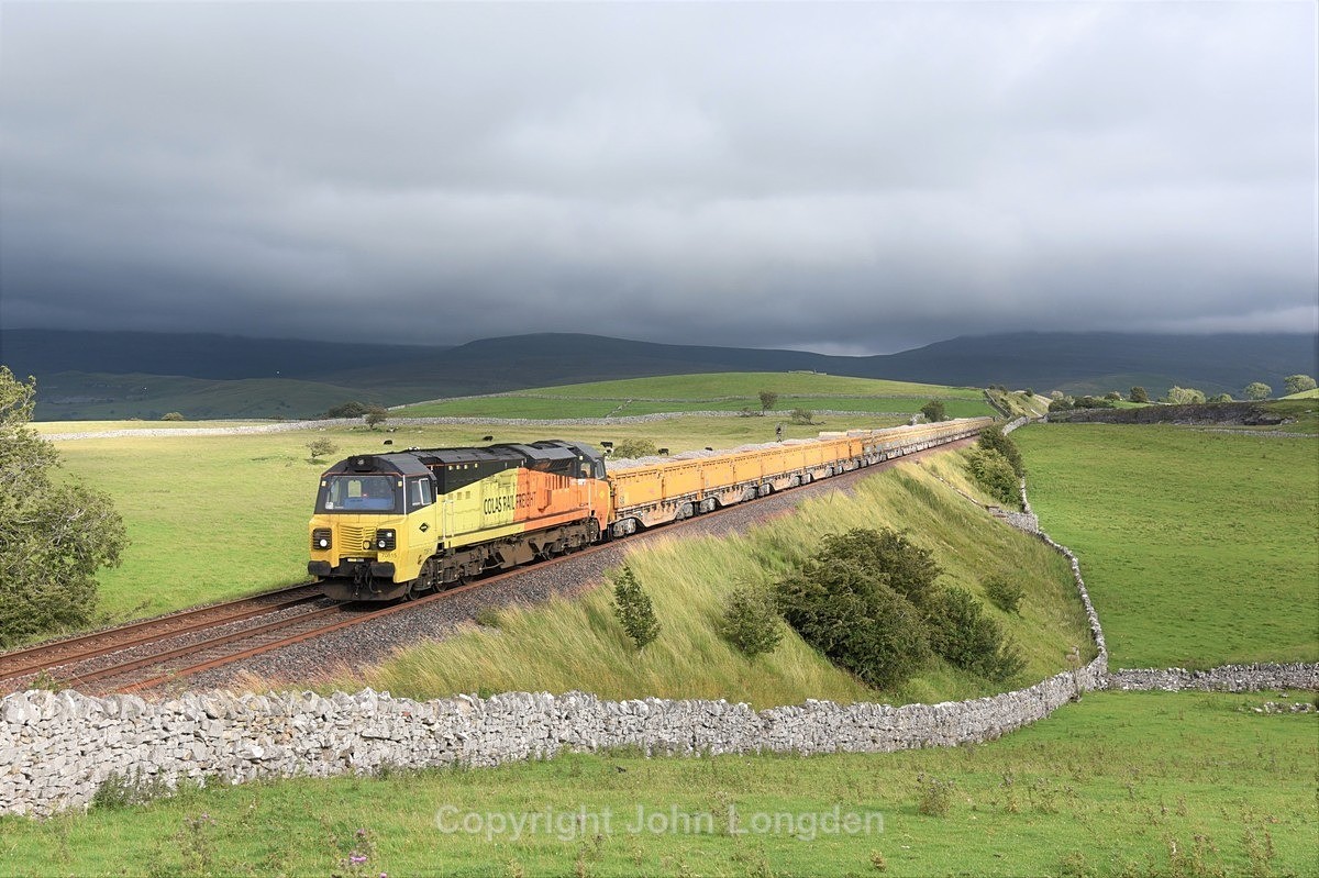 JL - 27.7.20 70815 6C89 Mountsorrel - Carlisle Yard, Waitby Common - Waitby Common