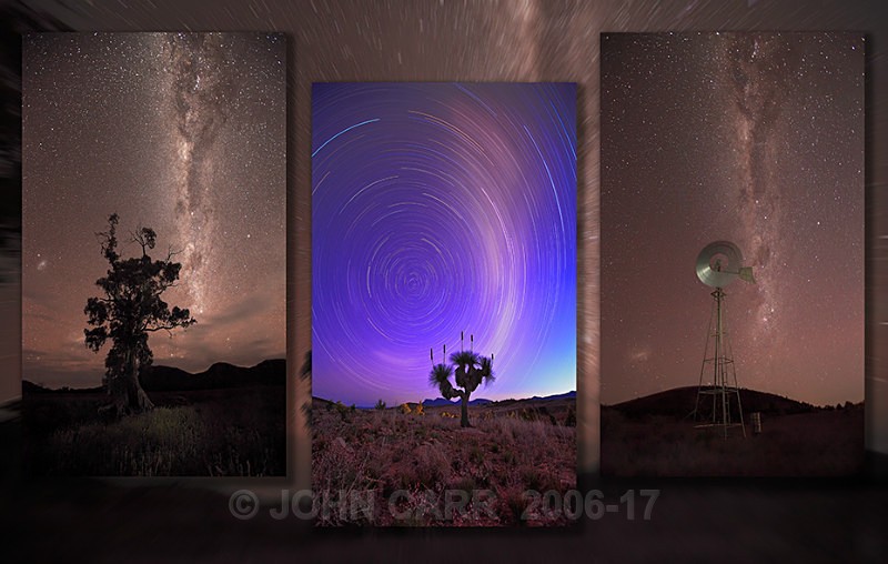MilkyWay Triptych-3 - MONTAGES