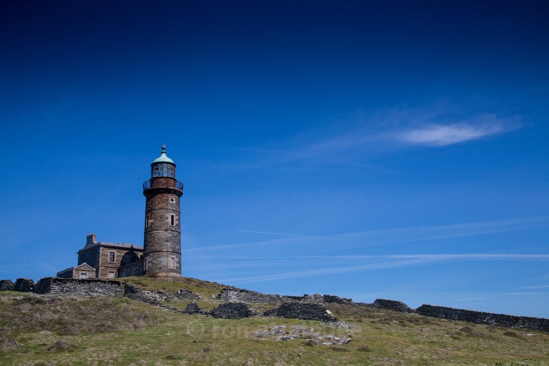 Disused lighthouse on the Calf of Man - Land of Man