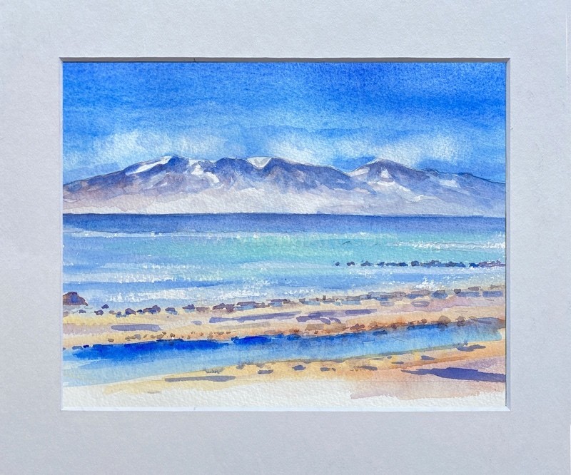 Arran from Scalpsie Bay - Isle of Bute