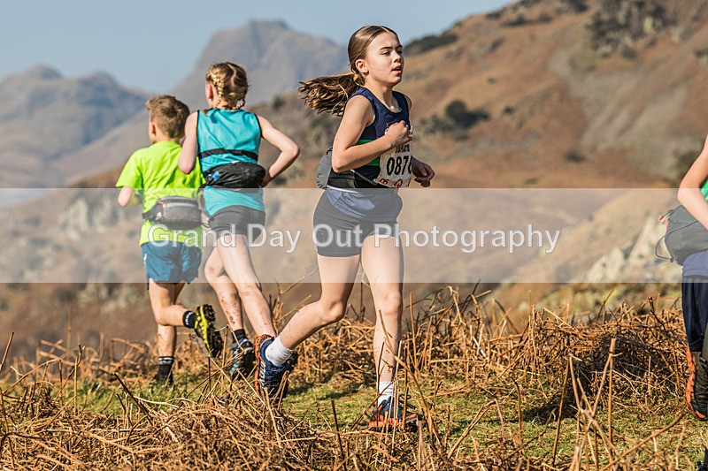 Elterwater-127 - Kendal Winter League Elterwater Under 13 Fell Race Sunday 9th March 2025