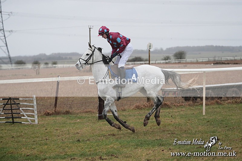 PtP 260125 514 - Cocklebarrow Point-to-Point racing with the Heythrop Hunt 26/01/25