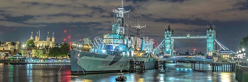 005 pano HMS Belfast - panoramic photos