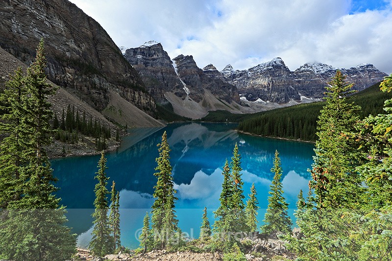 Moraine Lake summer reflection, Banff, Canada - Canada
