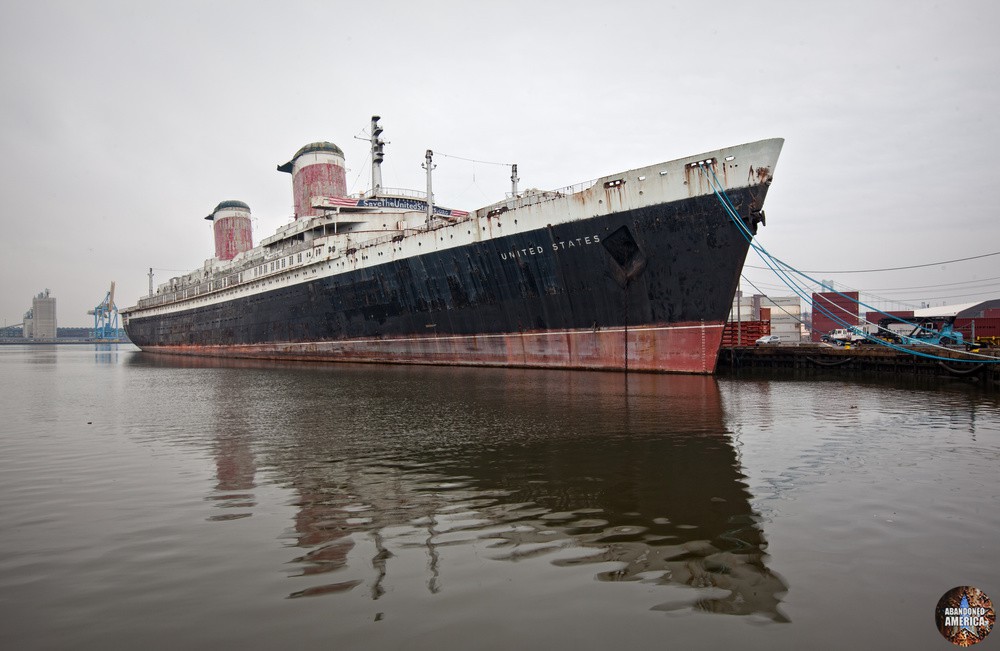 The abandoned SS United States