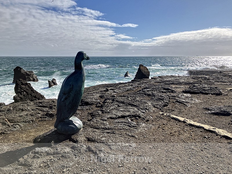 Great Auk memorial and Eldey, Iceland - Iceland