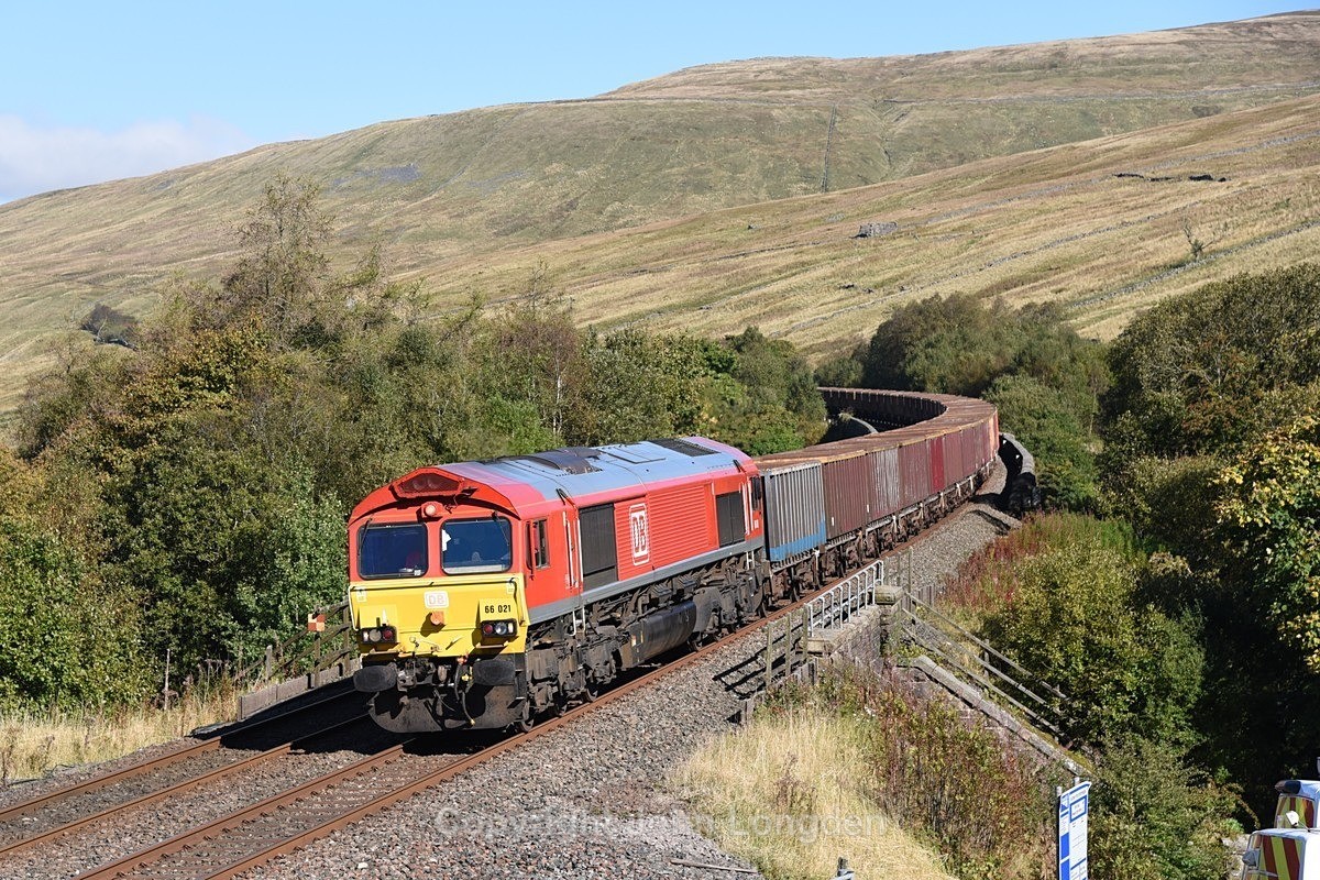 JL - 18.9.24 66021 6E97 Kirkby Thore - Tees Dock, Dent Head - Latest shots