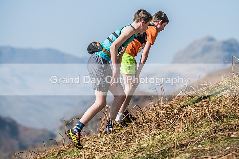 Elterwater-254 - Kendal Winter League Elterwater Under 15/17 Fell Races Sunday 9th March 2025