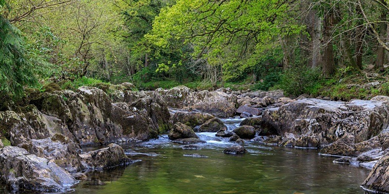 River Llugwy Panorama - North Wales