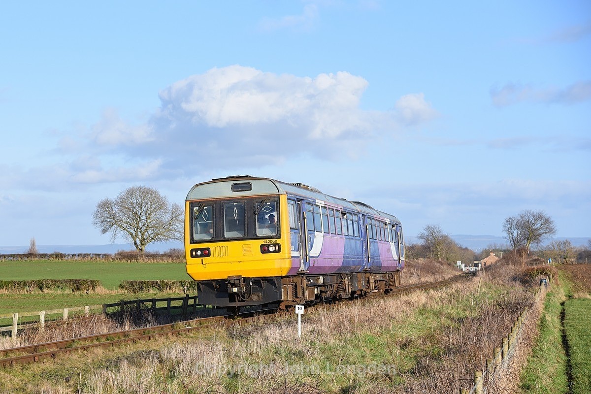 JL - 22.2.25 142060 Leeming Bar - Constable Burton, Great Crakehall - The wonderful Wensleydale Railway