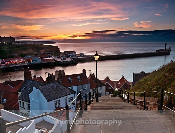 Whitby Steps. - Low Light Photography