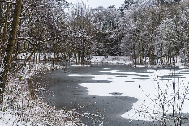 Dusting of snow at Duncan's Dam - Winter
