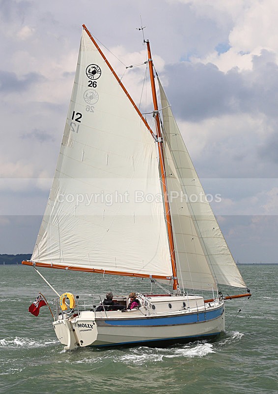 140614 MOLLY CORNISH CRABBER 26 WT7A9691 - Sailboats - monohull
