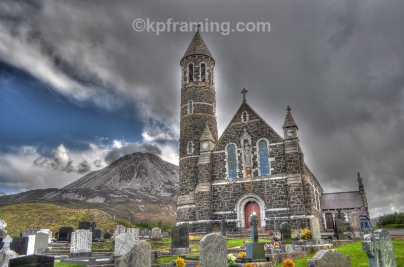 SACRED HEART CHURCH DUNLEWEY CO DONEGAL The sacred heart chapel was bu - villages , piers, light houses, donegal beaches ,