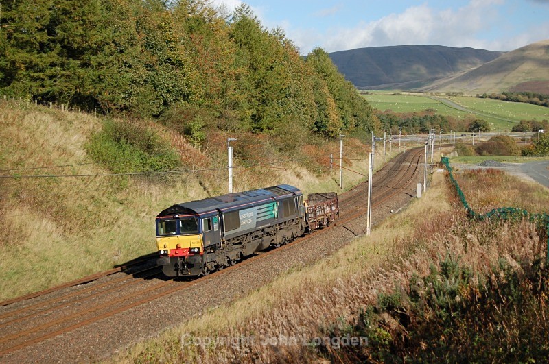 17.10.13 - 66429 6K05 Carlisle - Crewe, Beckfoot - West Coast Main Line (north to south)