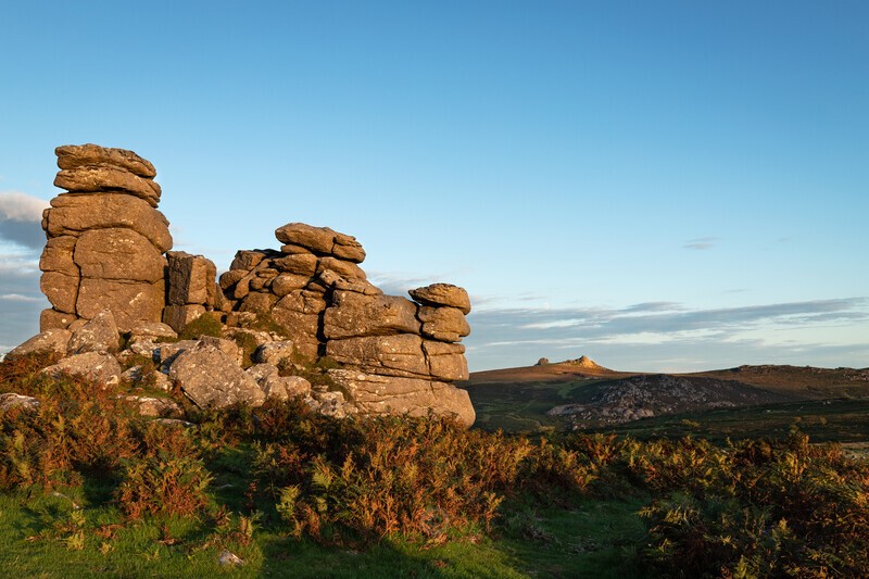 The setting of the sun - Dartmoor