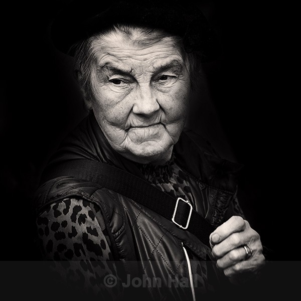 Old Woman At Puck Horse Fair, Co. Kerry, Ireland.