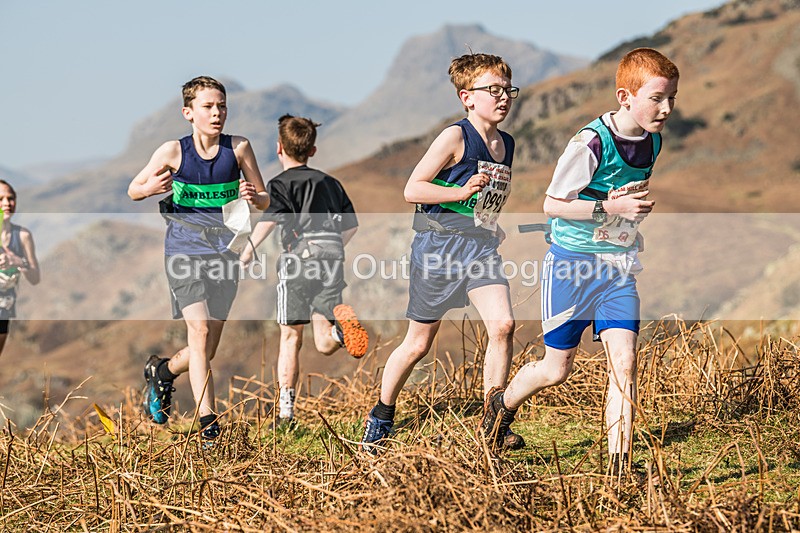 Elterwater-89 - Kendal Winter League Elterwater Under 13 Fell Race Sunday 9th March 2025