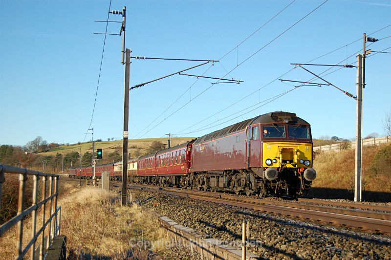 JL - 26.11.16 57316 & 57313 1Z72 Southport - Edinburgh, Lowgill - West Coast Main Line (north to south)